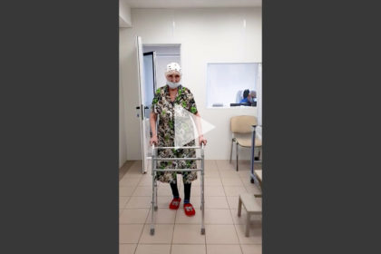 Бабушка после перелома шейки бедра